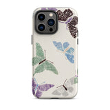 Japanese Butterflies - Kamisaka Sekka Iphone Case, 14 Pro Max / Matte, Butterfly-patterned Phone Case