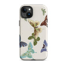 Japanese Butterflies Kamisaka Sekka Iphone Case, 15 Plus / Matte, Butterfly Patterned Phone Case