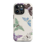 Japanese Butterflies - Kamisaka Sekka Iphone Case, 15 Pro Max / Matte, Butterfly-patterned Phone Case