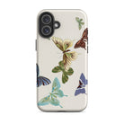 Japanese Butterflies Kamisaka Sekka Iphone Case, 16 Plus / Matte, Butterfly Patterned Phone Case