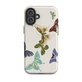 Japanese Butterflies - Kamisaka Sekka Iphone Case, 16 Plus / Matte, Butterfly-patterned Phone Case