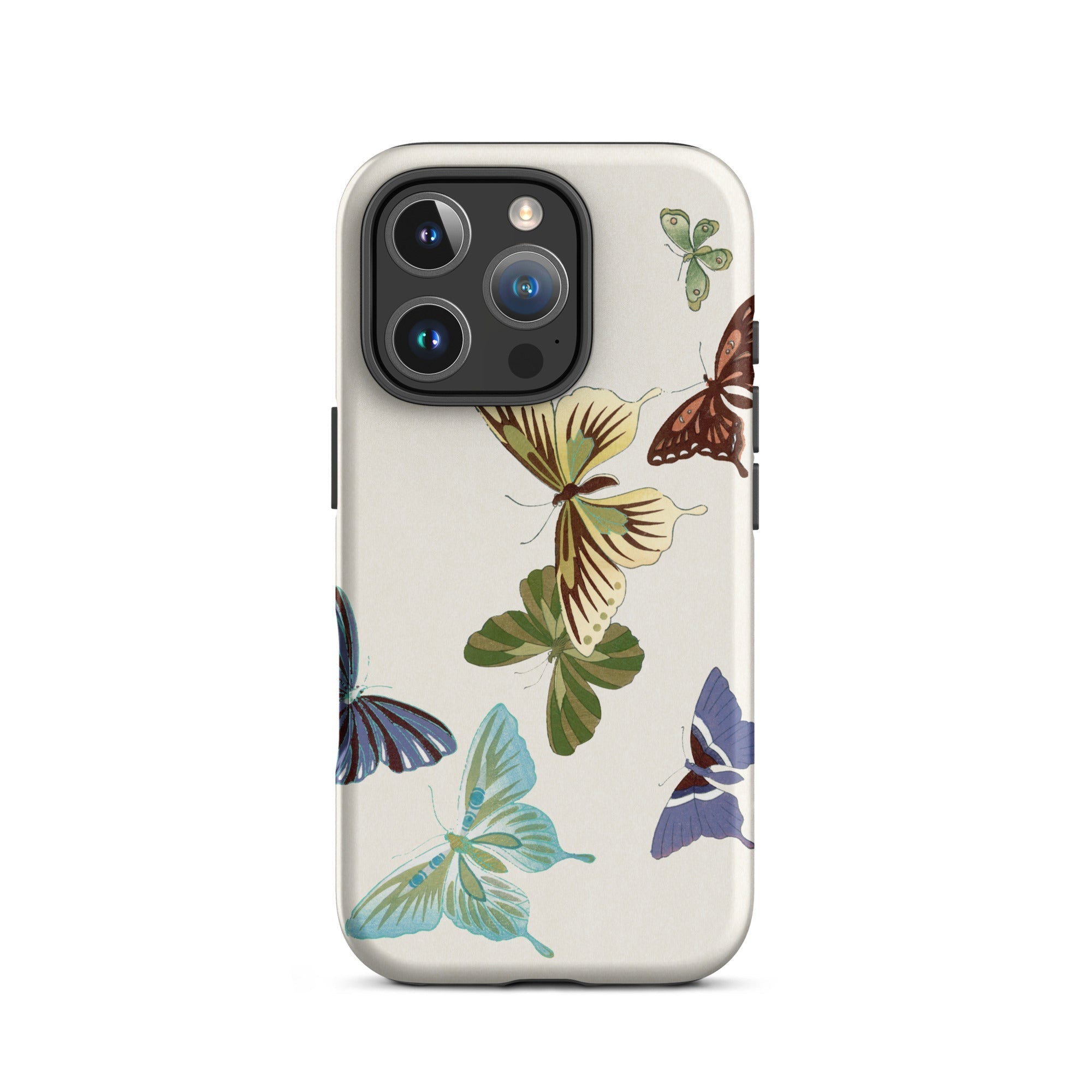 Japanese Butterflies Kamisaka Sekka Iphone Case, 16 Pro / Matte, Butterfly Patterned Phone Case