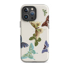Japanese Butterflies Kamisaka Sekka Iphone Case, 16 Pro Max / Matte, Butterfly Patterned Phone Case