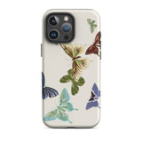 Japanese Butterflies - Kamisaka Sekka Iphone Case, 16 Pro Max / Matte, Butterfly-patterned Phone Case