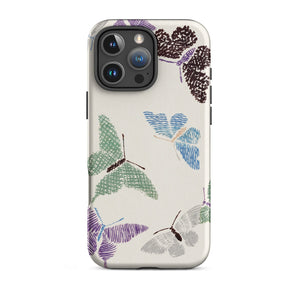 Japanese Butterflies - Kamisaka Sekka Iphone Case, 16 Pro Max / Matte, Butterfly-patterned Phone Case