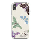 Japanese Butterflies Kamisaka Sekka Iphone Case, Xs / Matte, Phone Case Decorated Colorful Butterfly Patterns