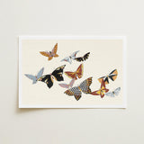 Japanese Butterflies - Kamisaka Sekka Kacho-e Art Print / Canvas Rectangular Collection Intricately Illustrated Colors, Chō Senshu,