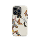 Japanese Butterflies Kamisaka Sekka Kacho e Iphone Case, 13 Pro / Matte, Butterfly Patterned Phone Case