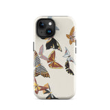 Japanese Butterflies - Kamisaka Sekka Kacho-e Iphone Case, 15 / Matte, Butterfly-patterned Phone Case