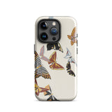 Japanese Butterflies - Kamisaka Sekka Kacho-e Iphone Case, 15 Pro / Matte, Butterfly-patterned Phone Case