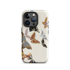 Japanese Butterflies - Kamisaka Sekka Kacho-e Iphone Case, 15 Pro / Tough Phone, Butterfly-patterned Phone Case