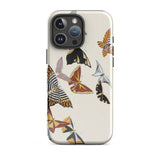 Japanese Butterflies - Kamisaka Sekka Kacho-e Iphone Case, 16 Pro Max / Matte, Butterfly-patterned Phone Case