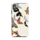 Japanese Butterflies Kamisaka Sekka Kacho e Iphone Case, Xs Max / Matte, Phone Case Colorful Butterfly Pattern Design