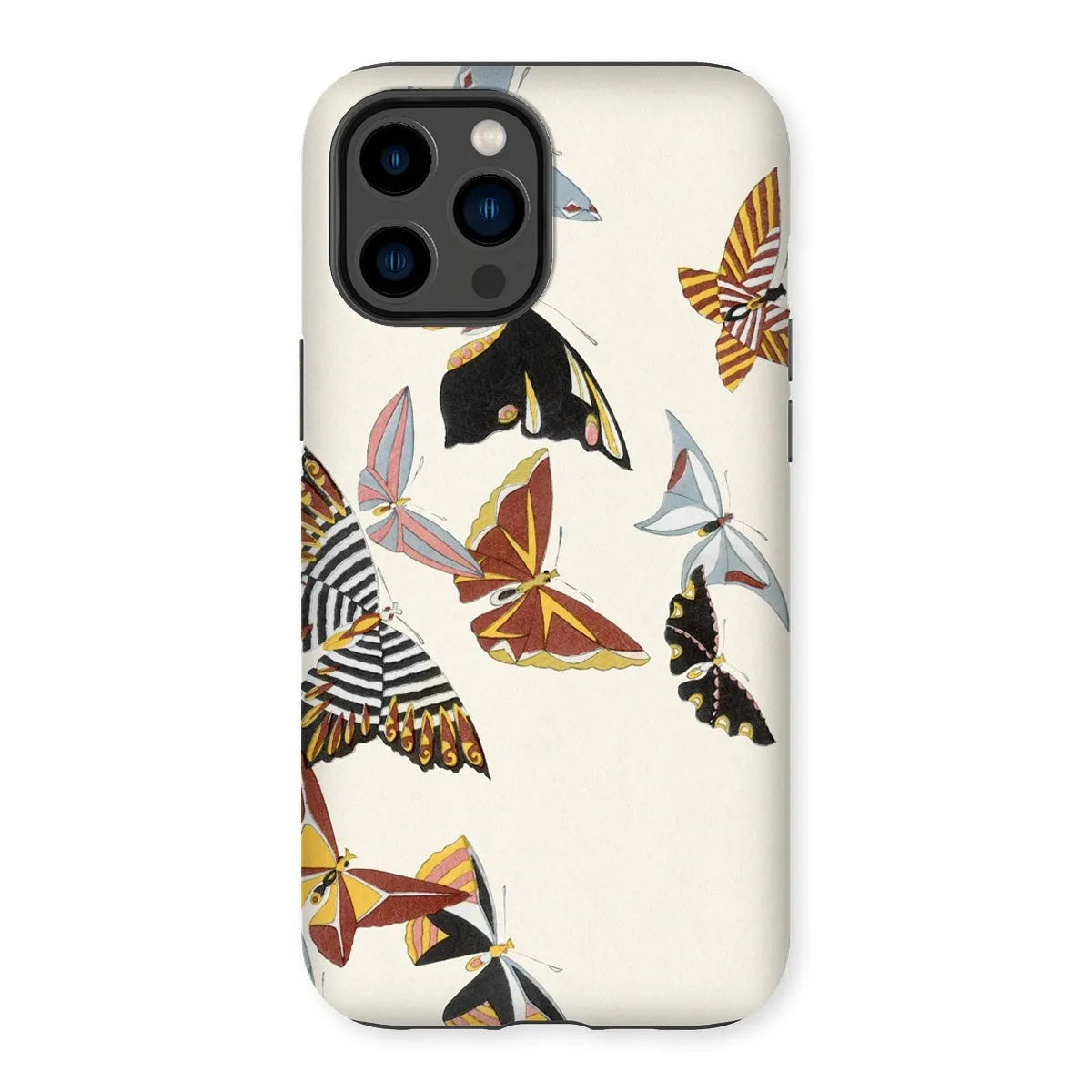 Japanese Butterflies - Kamisaka Sekka Kacho-e Phone Case - Iphone 14 Pro Max / Matte - Mobile Phone Cases - Aesthetic