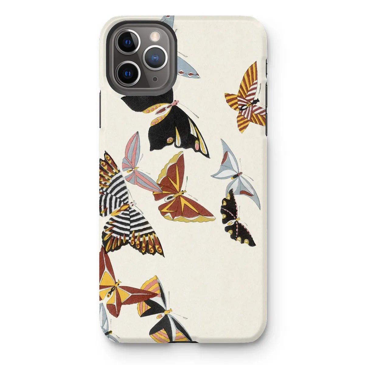 Japanese Butterflies - Kamisaka Sekka Kacho-e Phone Case - Iphone 11 Pro Max / Matte - Mobile Phone Cases - Aesthetic
