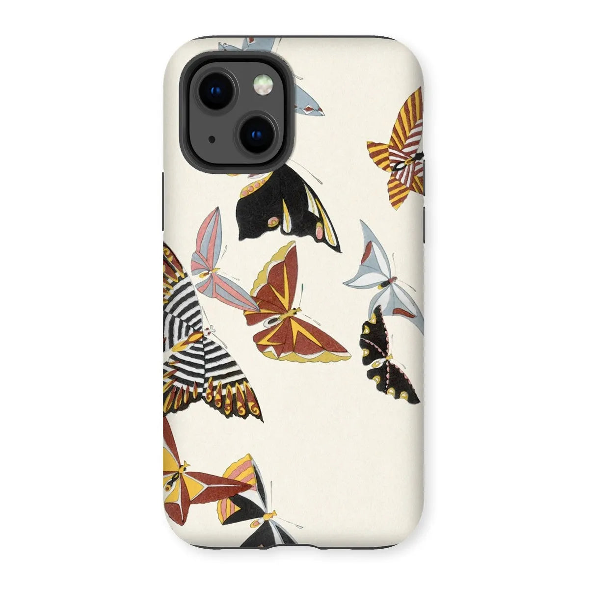 Japanese Butterflies - Kamisaka Sekka Kacho-e Phone Case - Iphone 13 / Matte - Mobile Phone Cases - Aesthetic Art