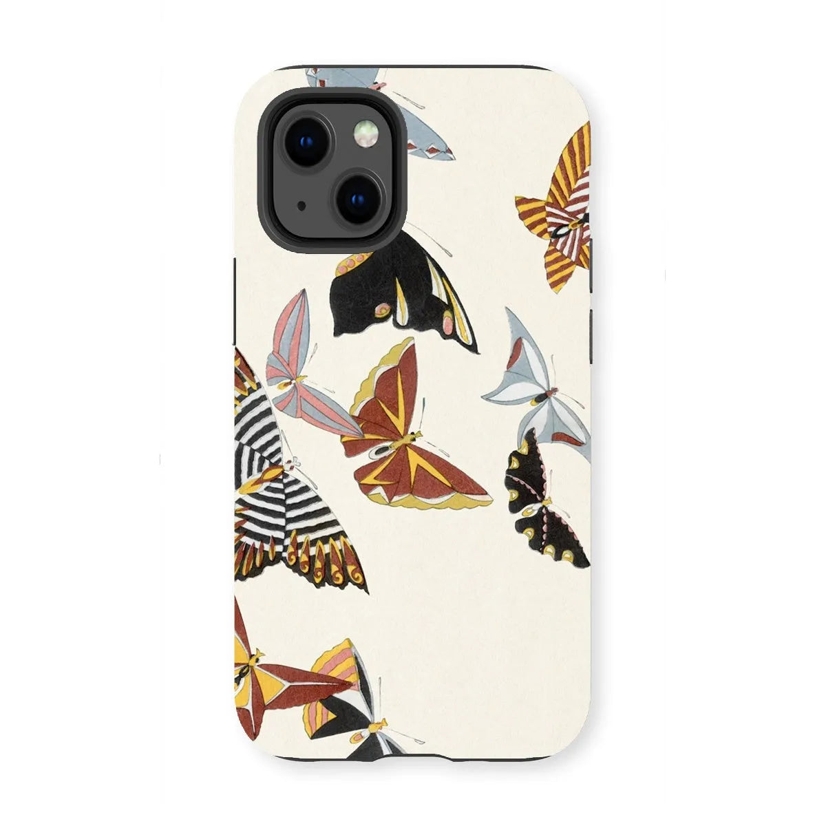 Japanese Butterflies - Kamisaka Sekka Kacho-e Phone Case - Iphone 13 Mini / Matte - Mobile Phone Cases - Aesthetic Art