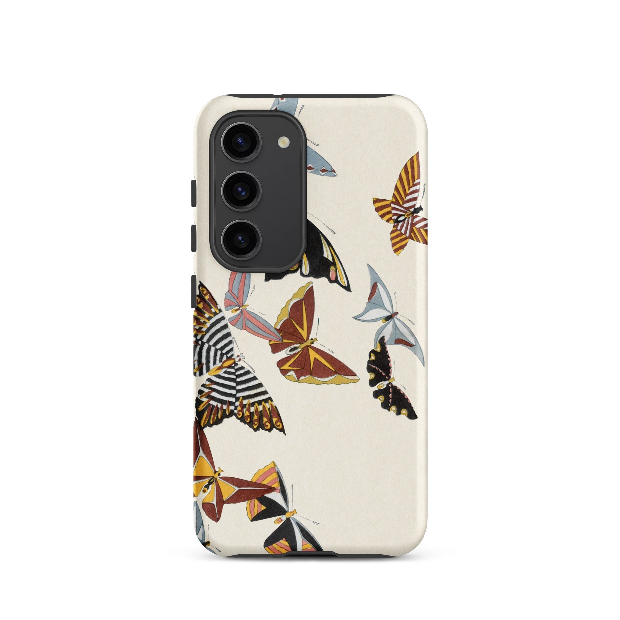 Japanese Butterflies Kamisaka Sekka Kacho e Samsung Case, Galaxy S23 / Matte, Smartphone Case Butterfly Pattern