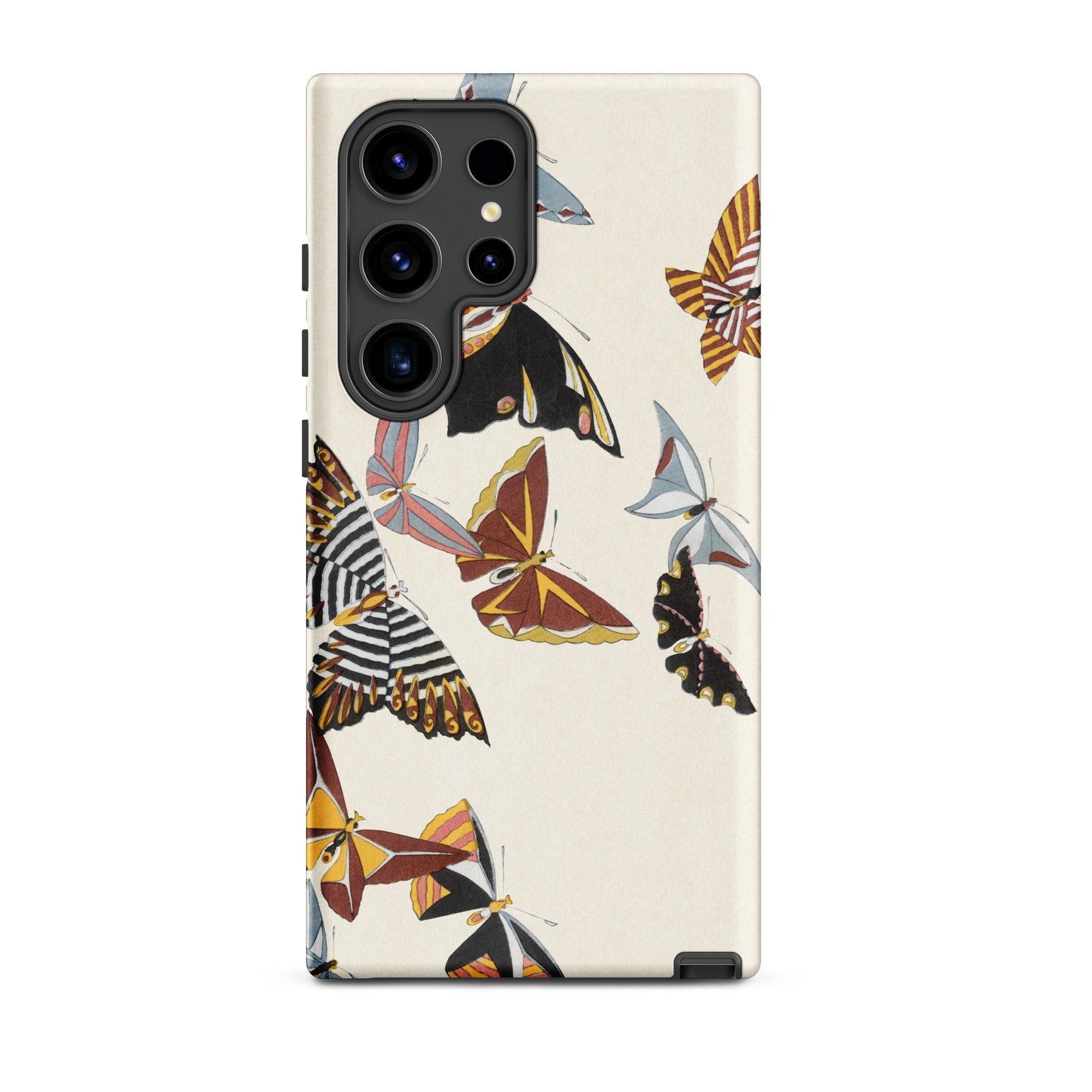 Japanese Butterflies Kamisaka Sekka Kacho e Samsung Case, Galaxy S24 Ultra / Matte, Smartphone Butterfly Patterned Case