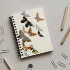 Japanese Butterflies - Kamisaka Sekka Notebook Notebooks & Notepads