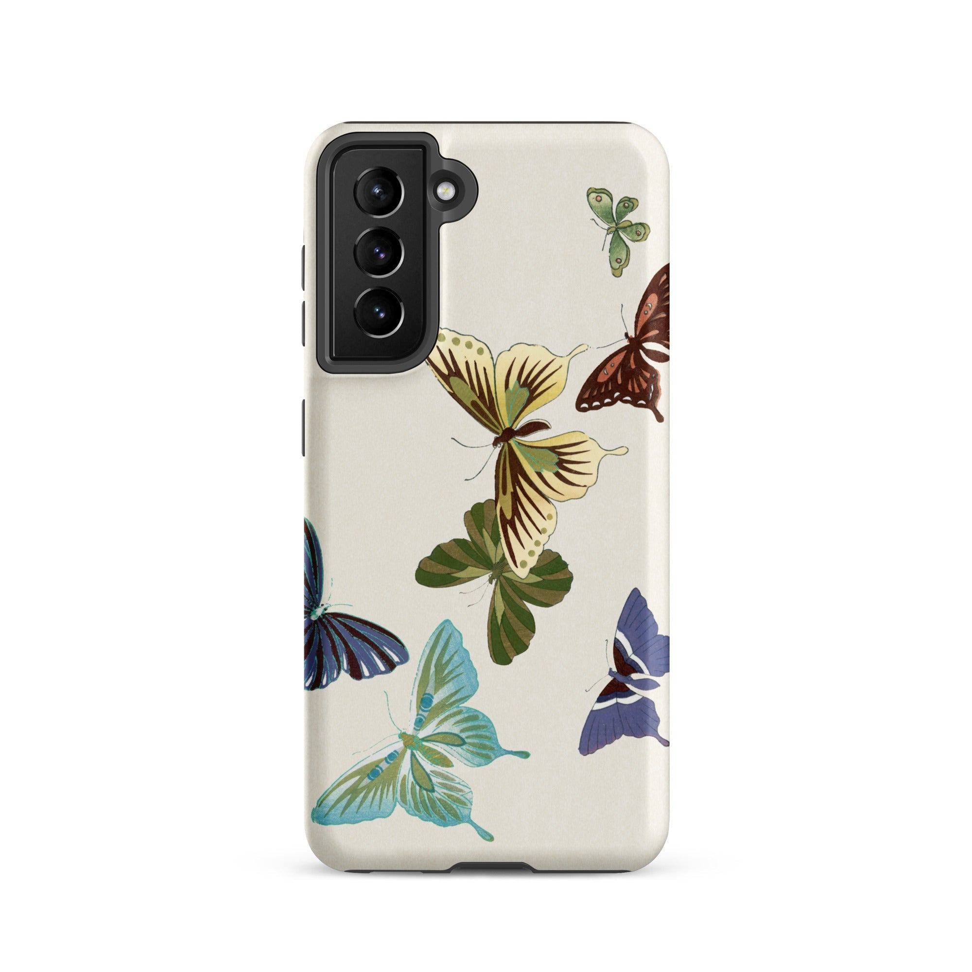 Japanese Butterflies Kamisaka Sekka Samsung Case, Galaxy S21 / Matte, Smartphone Case Butterfly Design