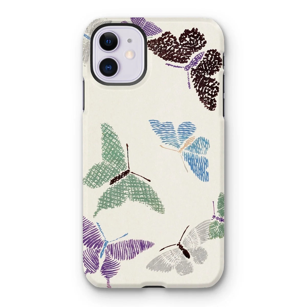 Japanese Butterflies - Kamisaka Sekka Iphone Case 11 / Matte Mobile Phone Cases