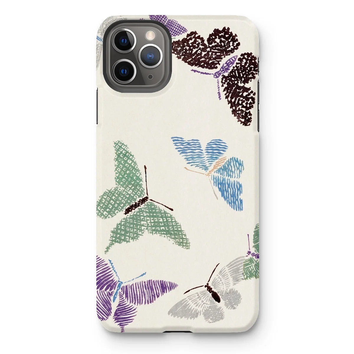 Japanese Butterflies - Kamisaka Sekka Iphone Case 11 Pro Max / Matte Mobile Phone Cases