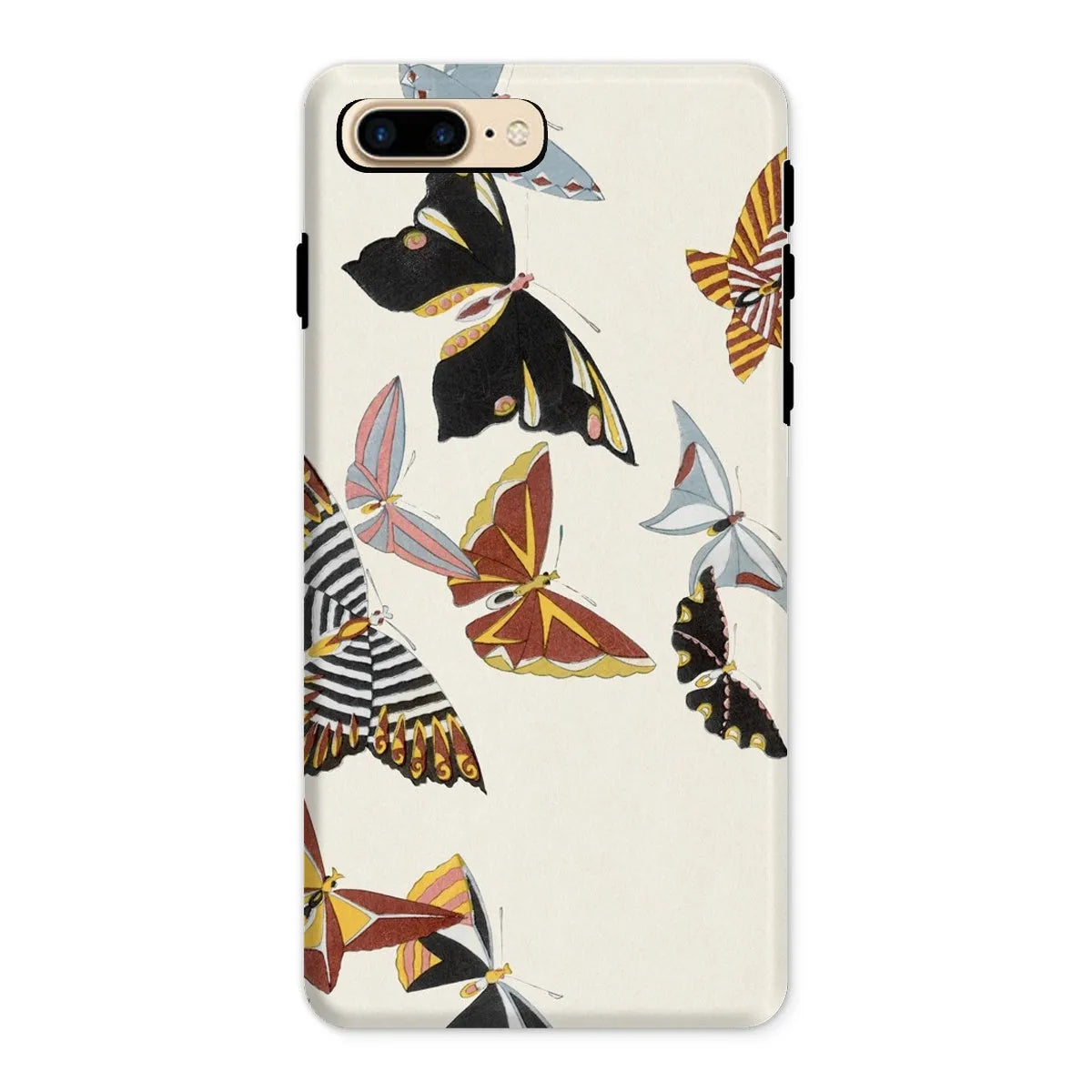 Japanese Butterfly Art Phone Case - Kamisaka Sekka - Iphone 8 Plus / Matte - Mobile Phone Cases - Aesthetic Art