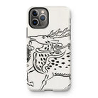 Japanese Deer - Taguchi Tomoki Edo Art Iphone Case, 11 Pro / Matte, Iphone Case Black Line Stylized Deer Stag Floral