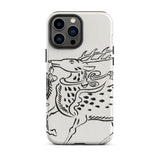 Japanese Deer - Taguchi Tomoki Edo Art Iphone Case 13 Pro Max / Matte Phone Case Deer Design Taguchi Tomoki, Edo Period Art, Japanese