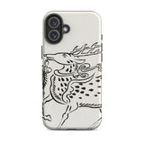 Japanese Deer - Taguchi Tomoki Edo Art Iphone Case, 16 Plus / Matte, Phone Case Deer Design