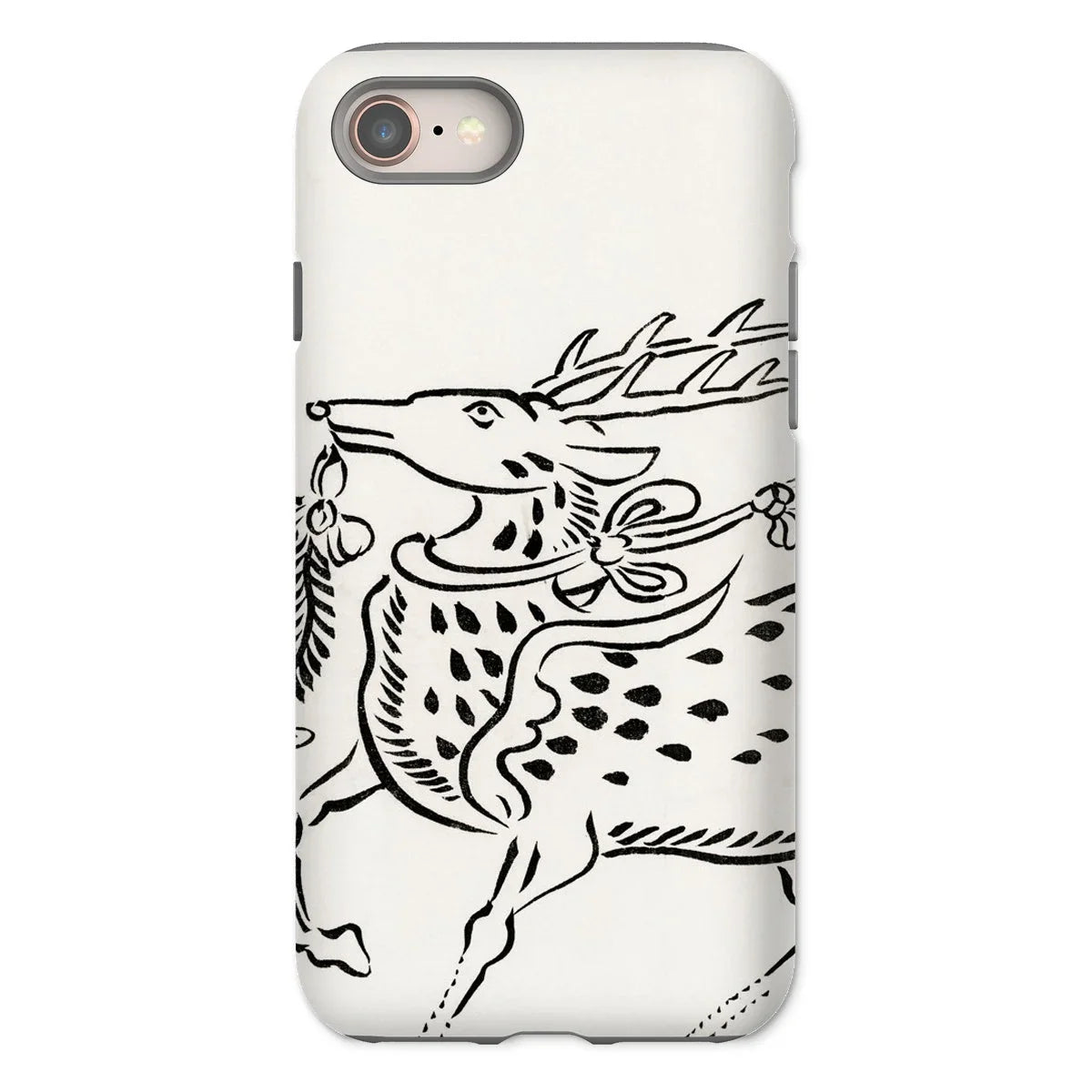 Japanese Deer - Taguchi Tomoki Edo Art Iphone Case 8 / Matte Mobile Phone Cases