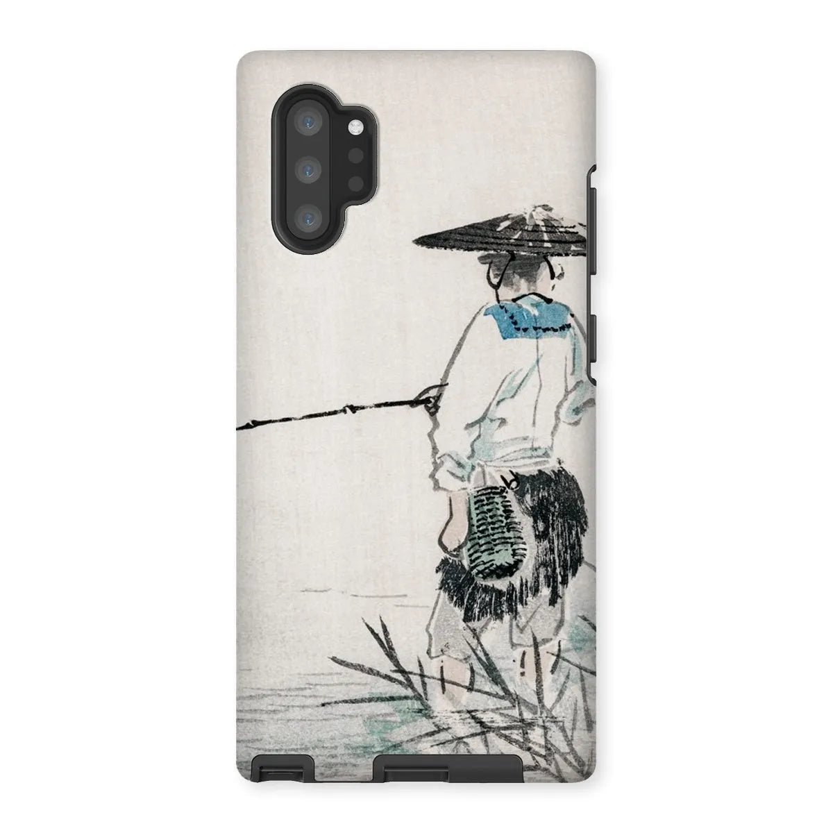 Japanese Fisherman Aesthetic Art Phone Case - Kōno Bairei - Samsung Galaxy Note 10p / Matte - Mobile Phone Cases