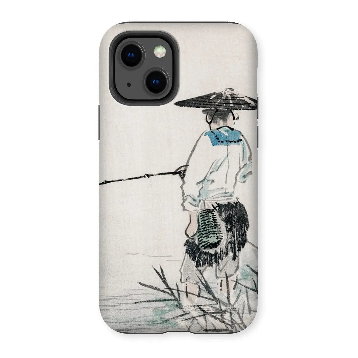 Japanese Fisherman Aesthetic Art Phone Case - Kōno Bairei - Iphone 13 / Matte - Mobile Phone Cases - Aesthetic Art