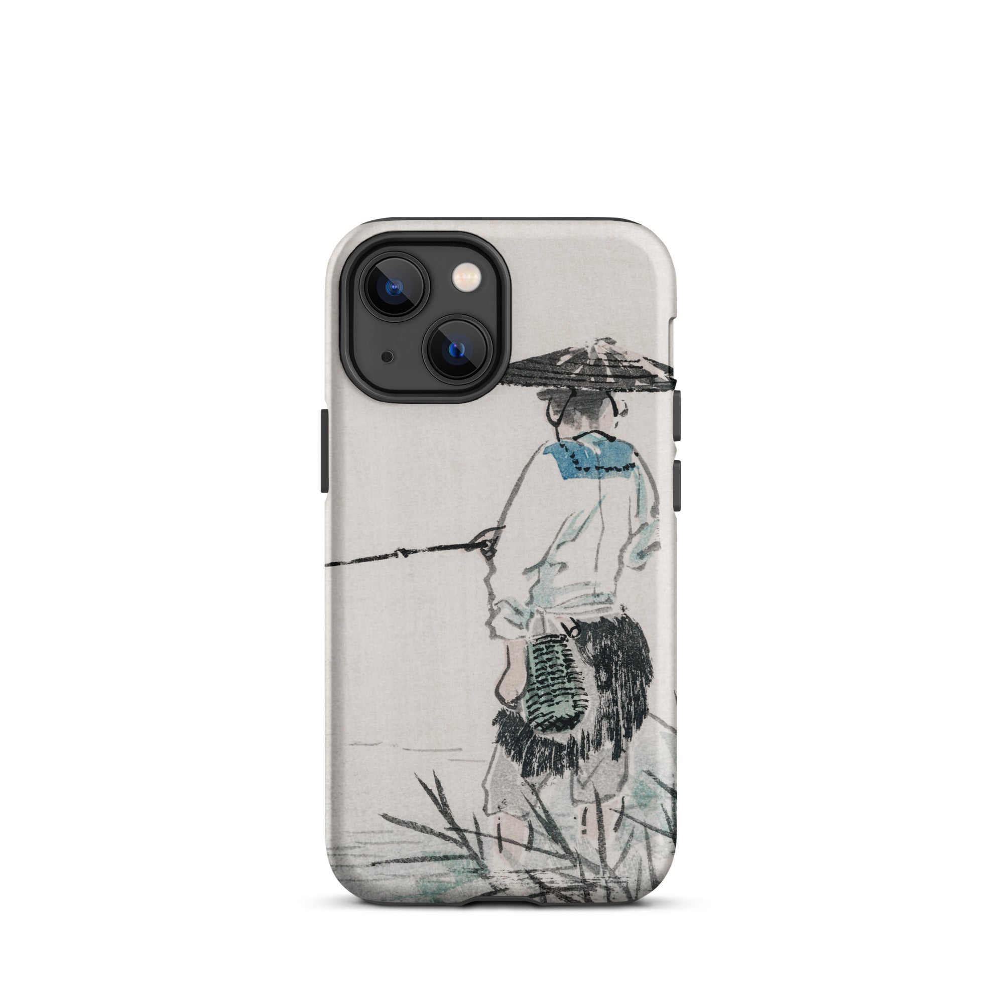 Japanese Fisherman Kōno Bairei Iphone Case, 13 Mini / Matte, Phone Case Asian Art