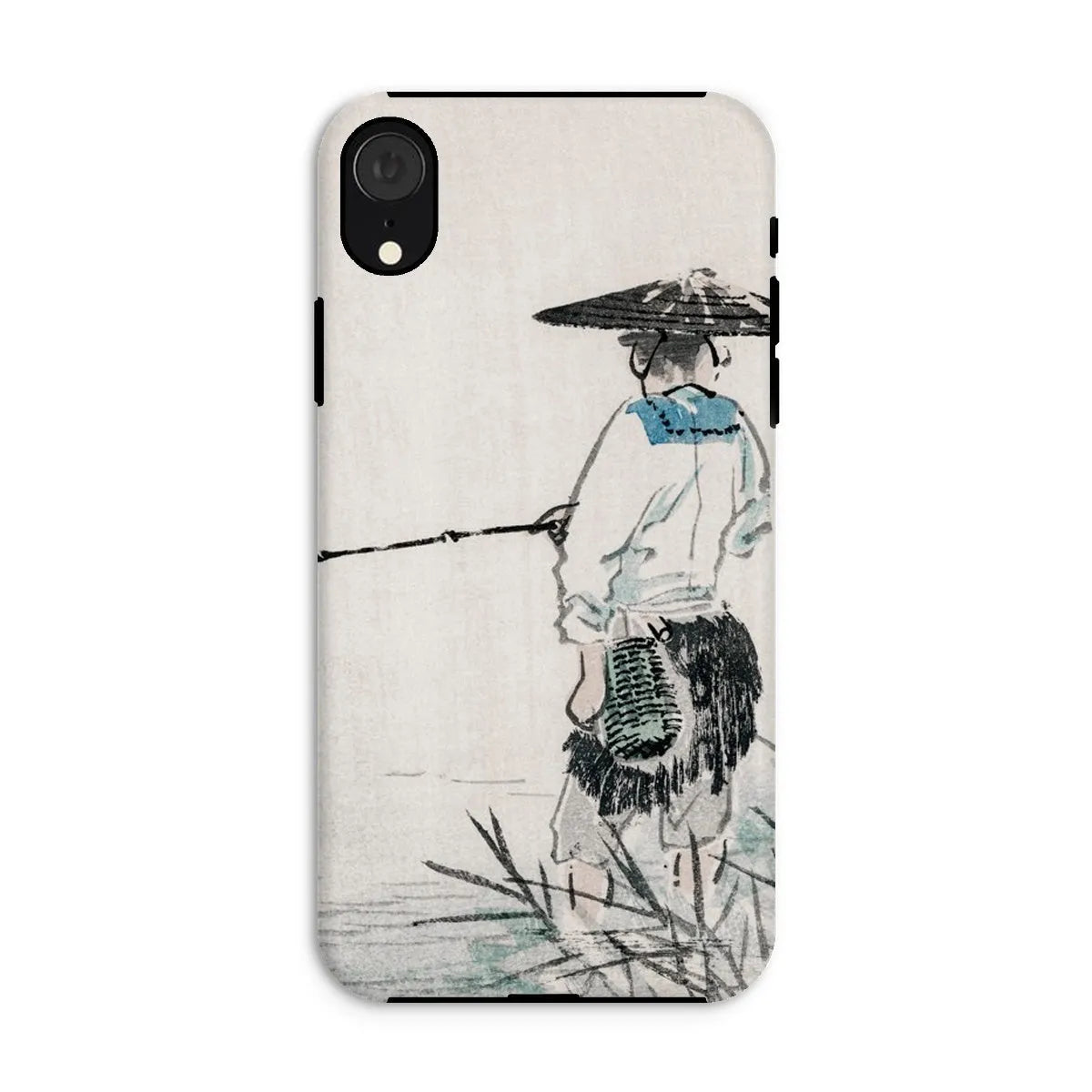 Japanese Fisherman - Kōno Bairei Woodblock Art Phone Case - Iphone Xr / Matte - Mobile Phone Cases - Aesthetic Art