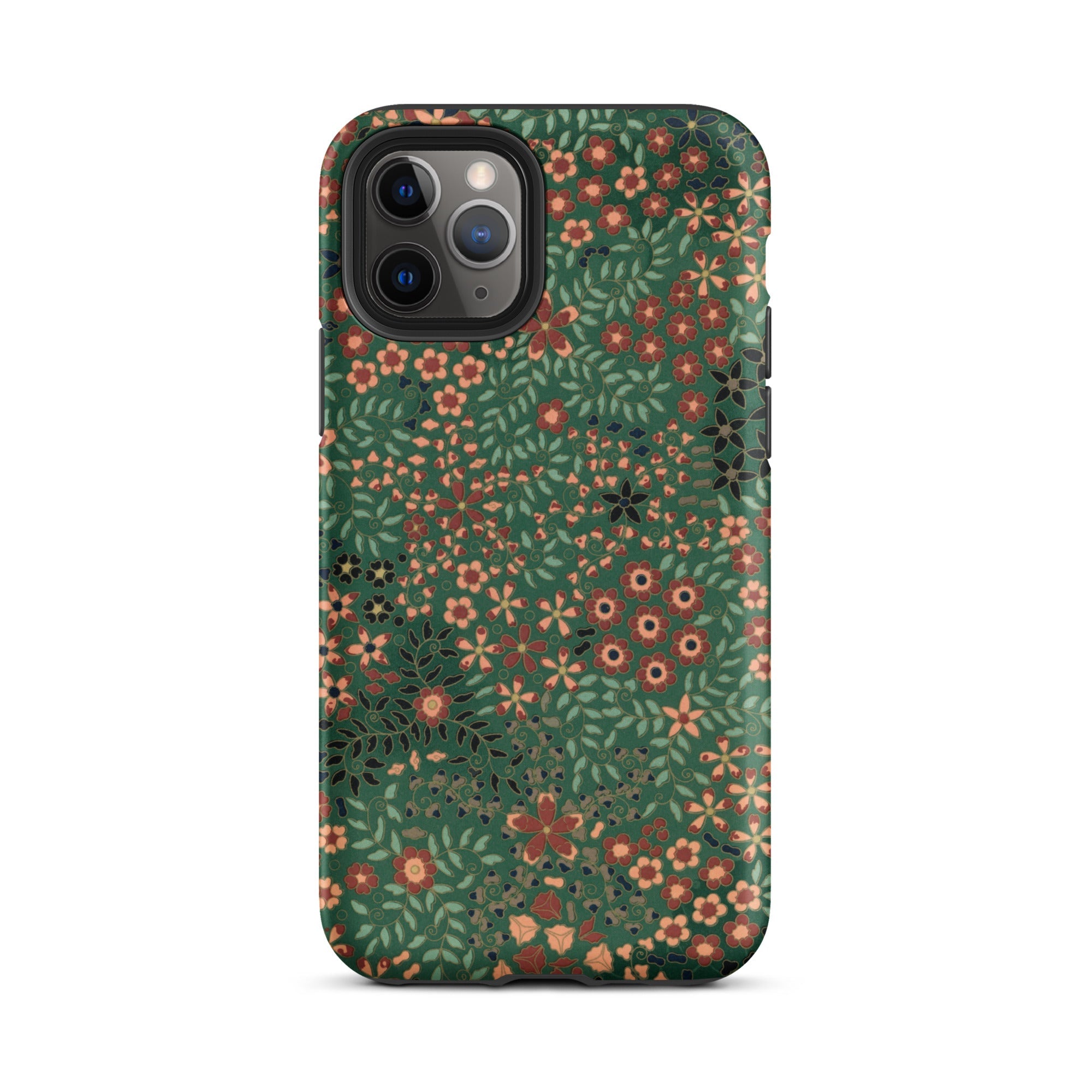 Japanese Floral Pattern - G.a. Audsley Iphone Case, 11 Pro / Matte, Floral Patterned Phone Case