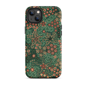 Japanese Floral Pattern - G.a. Audsley Iphone Case, 14 Plus / Matte, Floral Patterned Phone Case