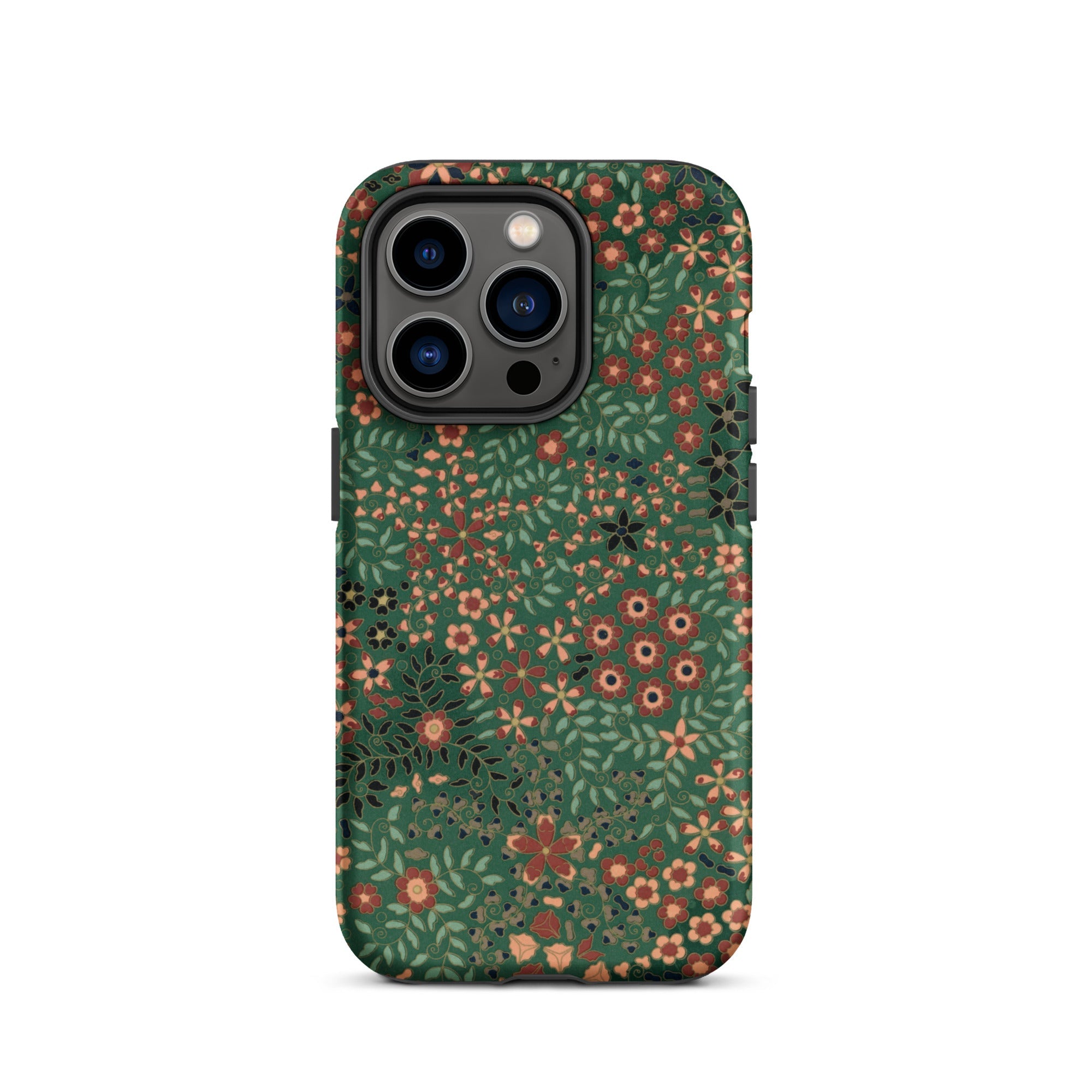 Japanese Floral Pattern - G.a. Audsley Iphone Case, 14 Pro / Matte, Floral Patterned Phone Case