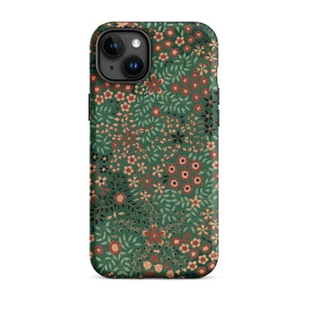 Japanese Floral Pattern - G.a. Audsley Iphone Case, 15 Plus / Matte, Floral Patterned Phone Case