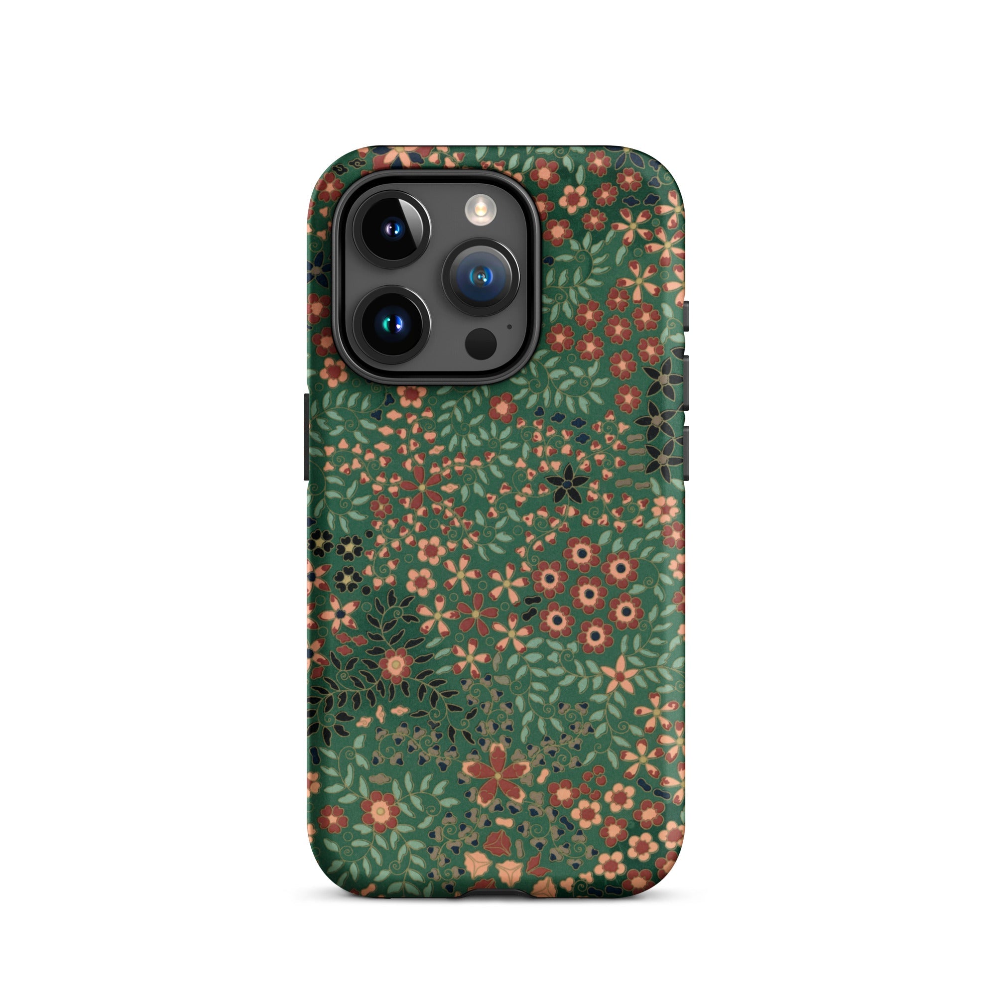 Japanese Floral Pattern - G.a. Audsley Iphone Case, 15 Pro / Matte, Floral Patterned Phone Case