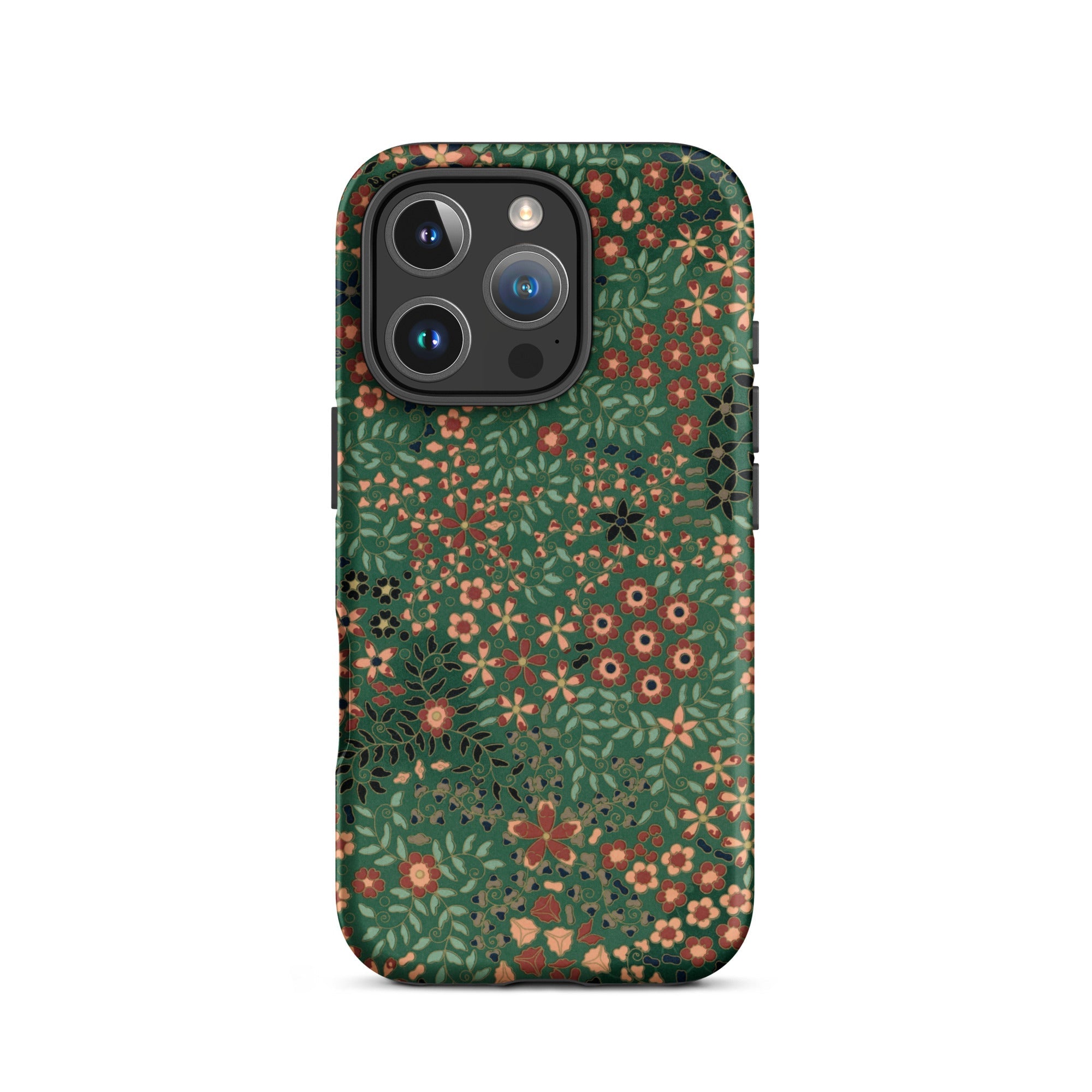 Japanese Floral Pattern - G.a. Audsley Iphone Case, 16 Pro / Matte, Floral Patterned Phone Case