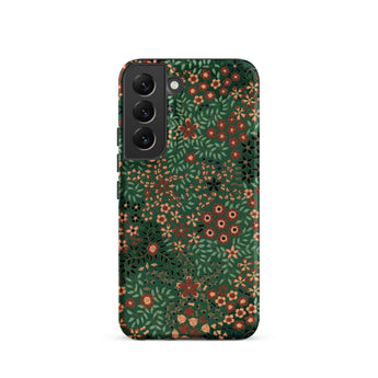 Japanese Floral Pattern - G.a. Audsley Phone Case, Samsung Galaxy S22 / Matte, Mobile Cases, Toby Leon
