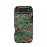Japanese Floral Pattern - G.a. Audsley Phone Case Iphone 17 Air / Matte Green Floral Phone Case Textured Pattern Dual-layer Design Audsley