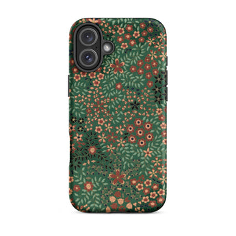 Japanese Floral Pattern - G.a. Audsley Phone Case Iphone 16 Plus / Matte Floral Patterned Phone Case Audsley Iphone Case, Japanese Pattern,