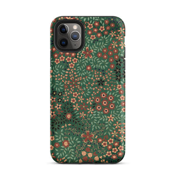 Japanese Floral Pattern - G.a. Audsley Phone Case Iphone 11 Pro Max / Matte Floral Patterned Phone Case Audsley Iphone Case, Japanese