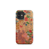 Japanese Flower Fan Pattern 1 - G.a. Audsley Phone Case Iphone 12 Mini / Matte Floral Patterned Phone Case Twilight Meadow Unfurls,
