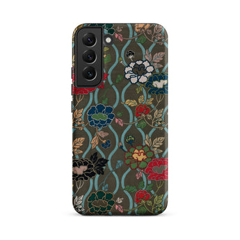 Japanese Flower Fan Pattern 2 - G.a. Audsley Phone Case, Samsung Galaxy S22 Plus / Matte, Mobile Cases, Toby Leon