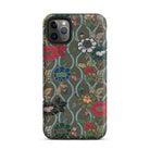 Japanese Flower Fan Pattern G.a. Audsley Iphone Case, 11 Pro Max / Matte, Floral Patterned Phone Case