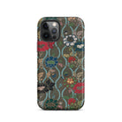 Japanese Flower Fan Pattern G.a. Audsley Iphone Case, 12 Pro / Matte, Floral Patterned Phone Case